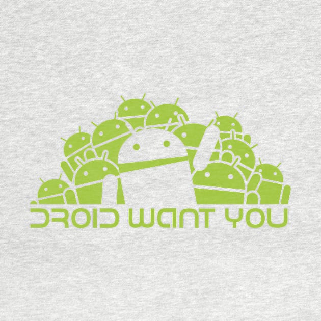 Droid Group want You (green) by hardwear